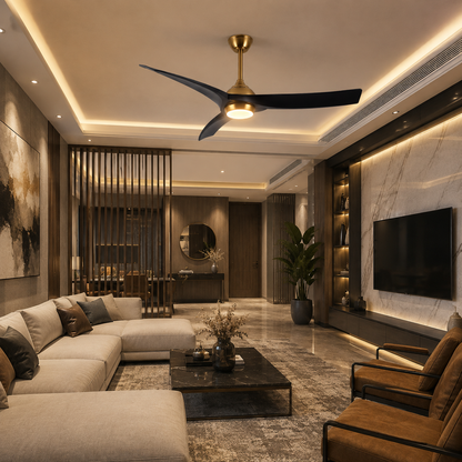 The Aureon Noir 52-Inch Fan