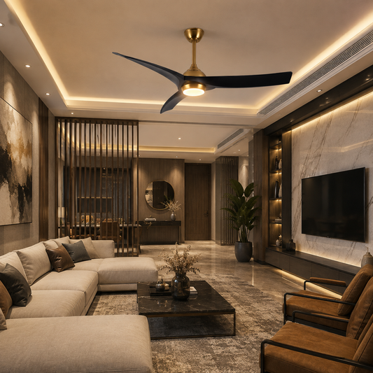 The Aureon Noir 52-Inch Fan