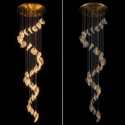 The Gilded Petal Grand Duplex Chandelier