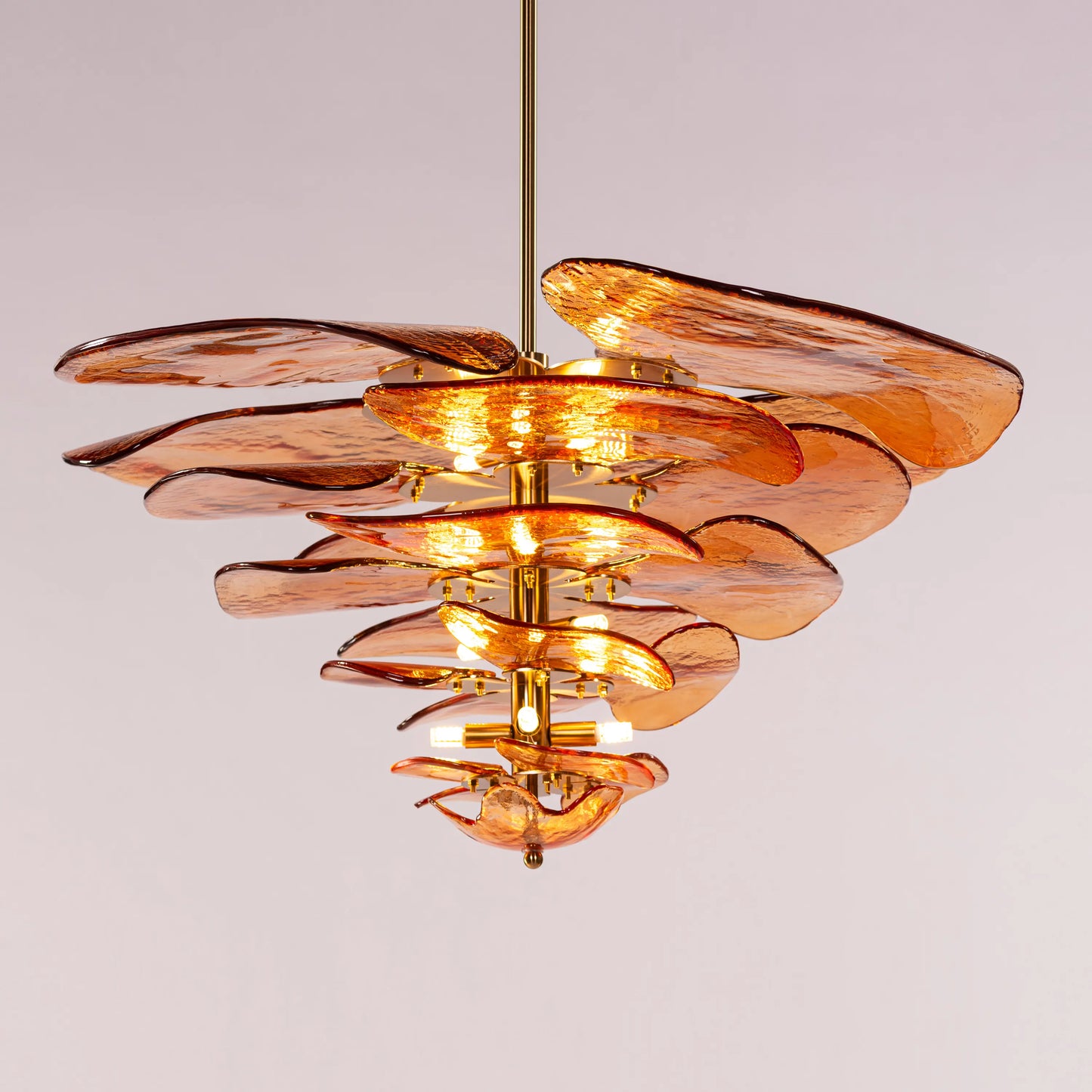 The Murano Layered  Chandelier