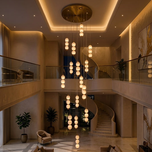 The Seraphina Vertical Duplex Chandelier