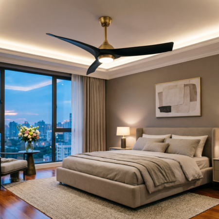 The Aureon Noir 52-Inch Fan