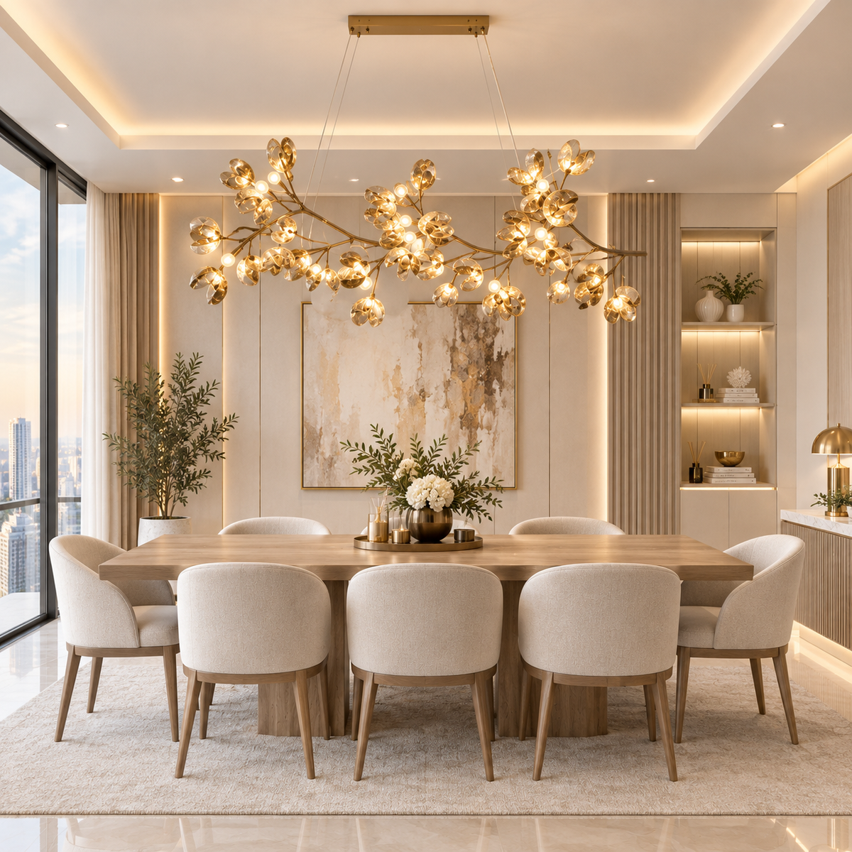 The Gilded Orchard Dining Chandelier