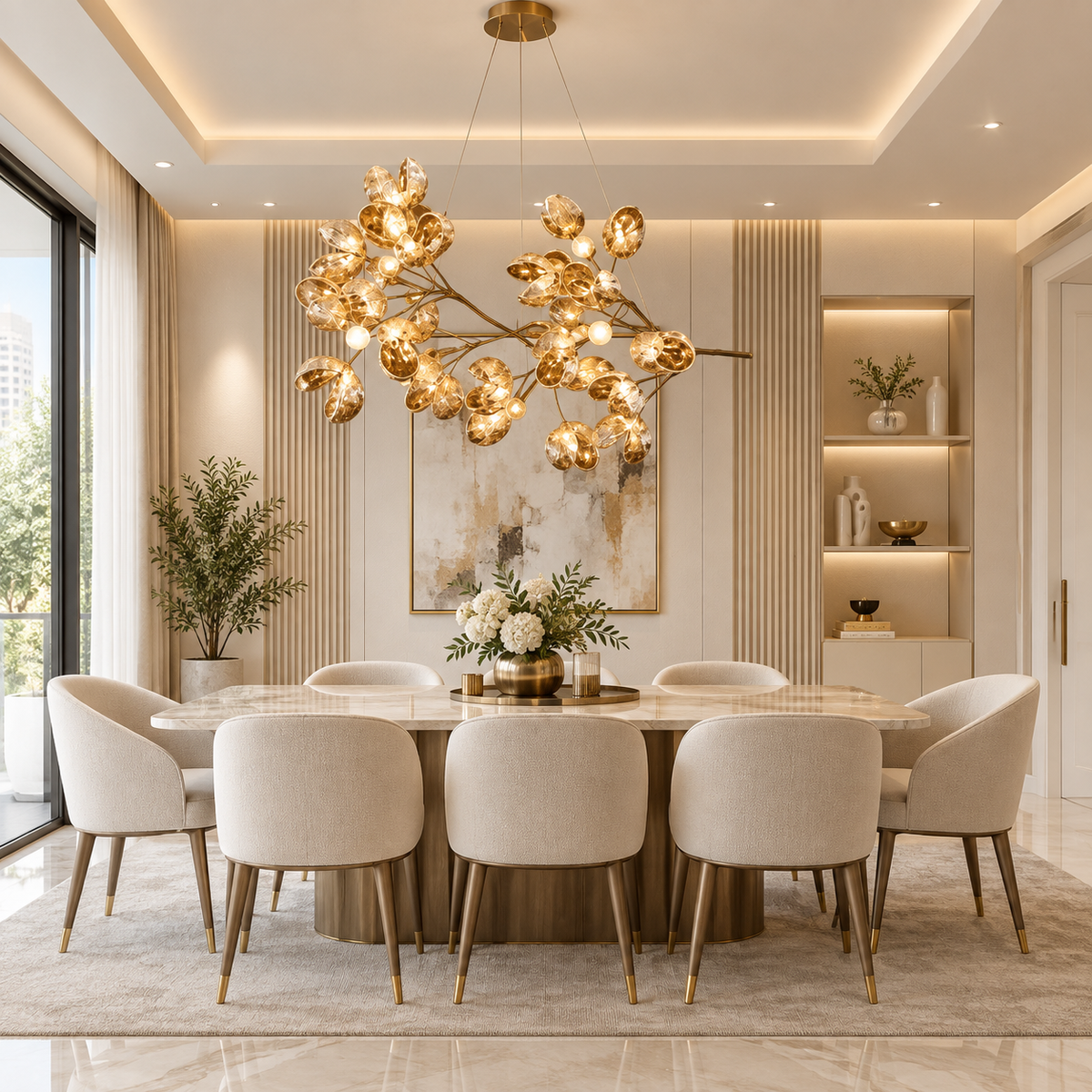 The Gilded Orchard Dining Chandelier