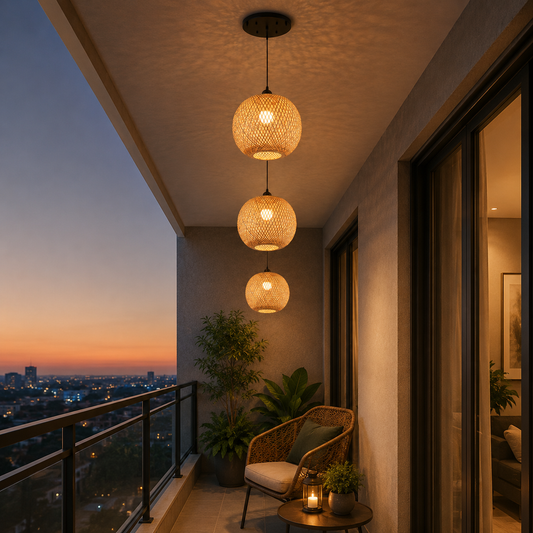 The Bamboo hanging Light (Style-3)