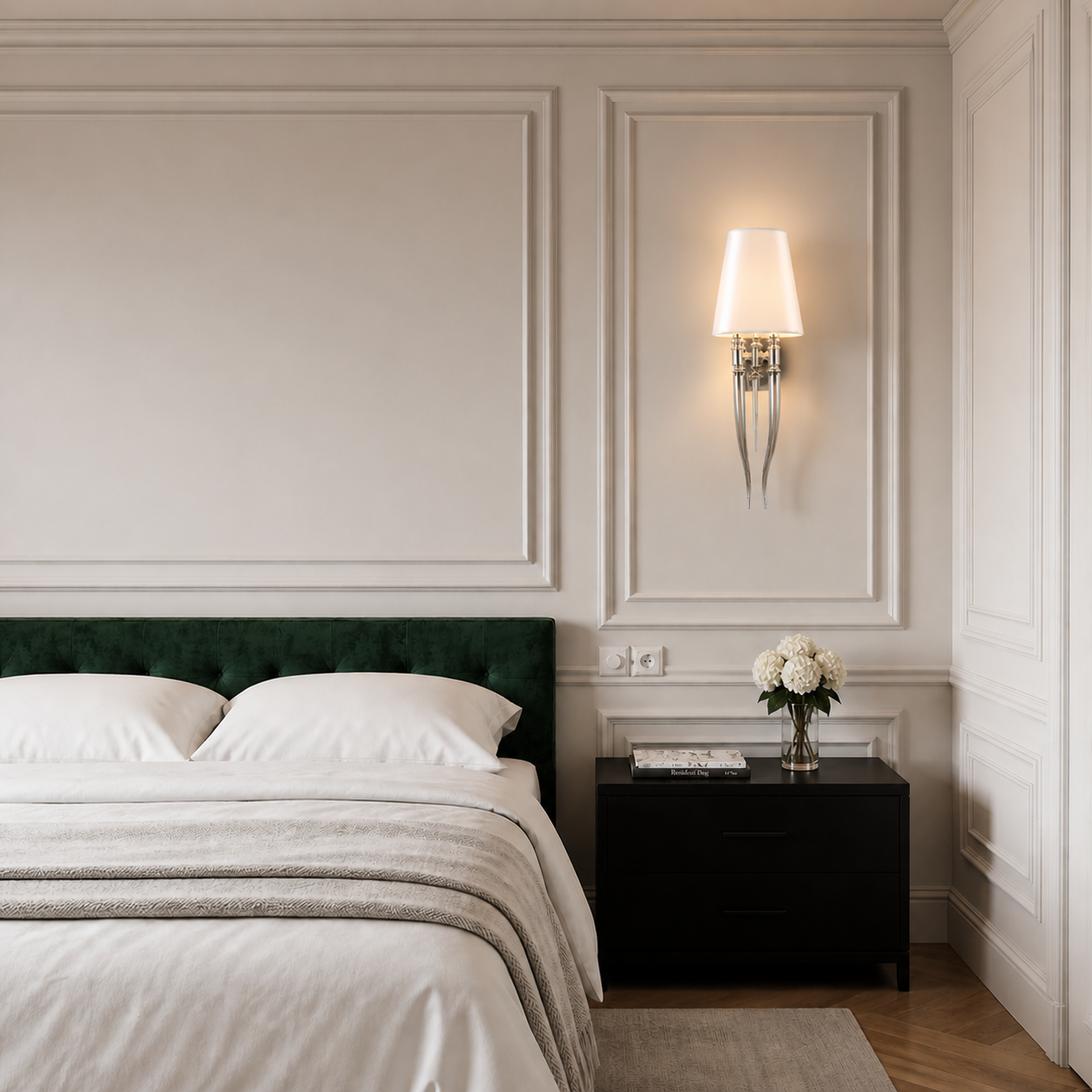 Antique White Wall Light