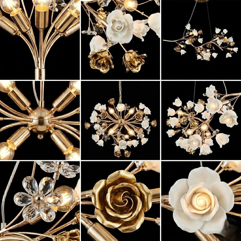Rose Opulence Dining Chandelier