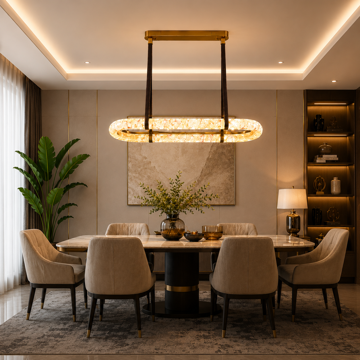 The Aether Beam Chandelier