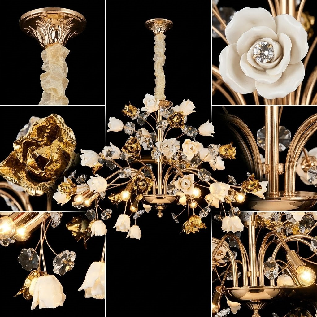 Rose Opulence Chandelier