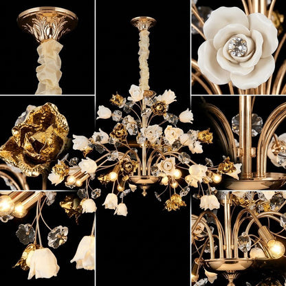 Rose Opulence Chandelier