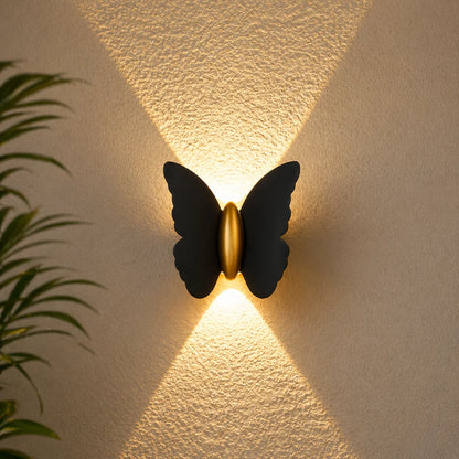 Modern Butterfly Dual-Emission LED Wall Light