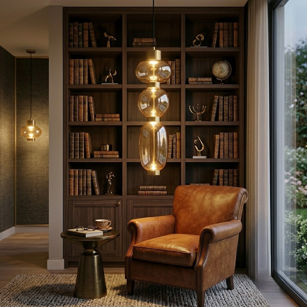 The Solari Glass Pendant Light