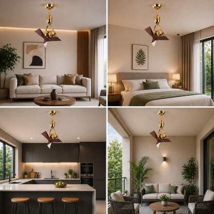 Aviator Dual-Axis Ceiling Fan