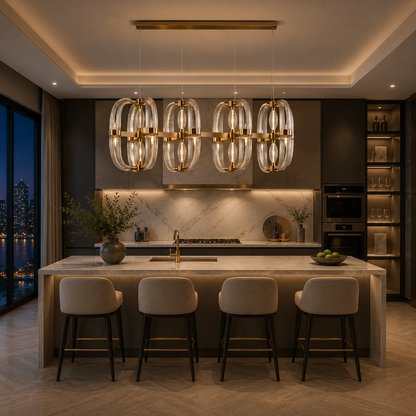 Infinity Glow Dining Chandelier