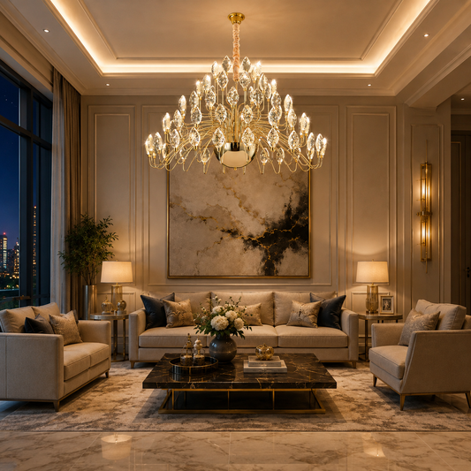Grand Monarch Crystal Chandelier