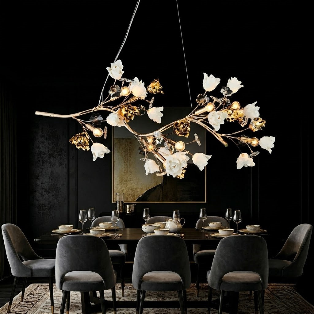 Rose Opulence Dining Chandelier