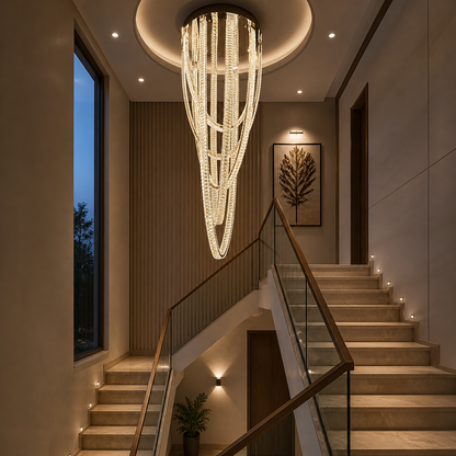 The Vortex Ribbon Chandelier