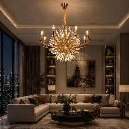 Supernova Grand Round Chandelier