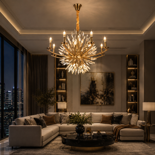 Supernova Grand Round Chandelier