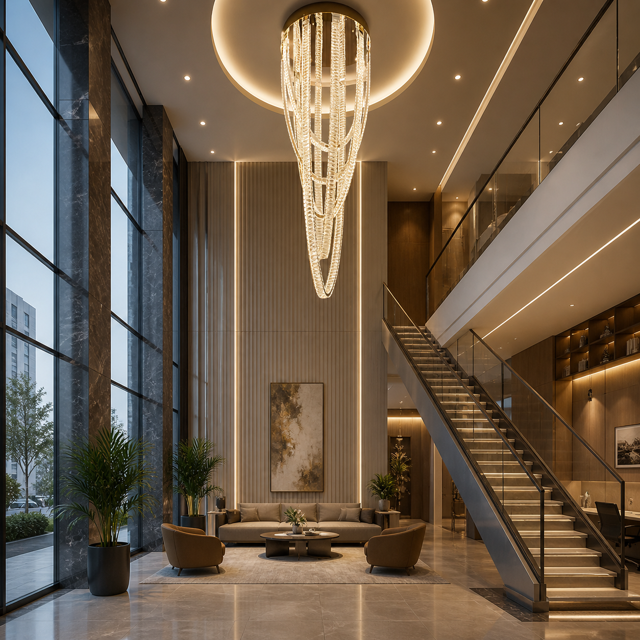 The Vortex Ribbon Chandelier