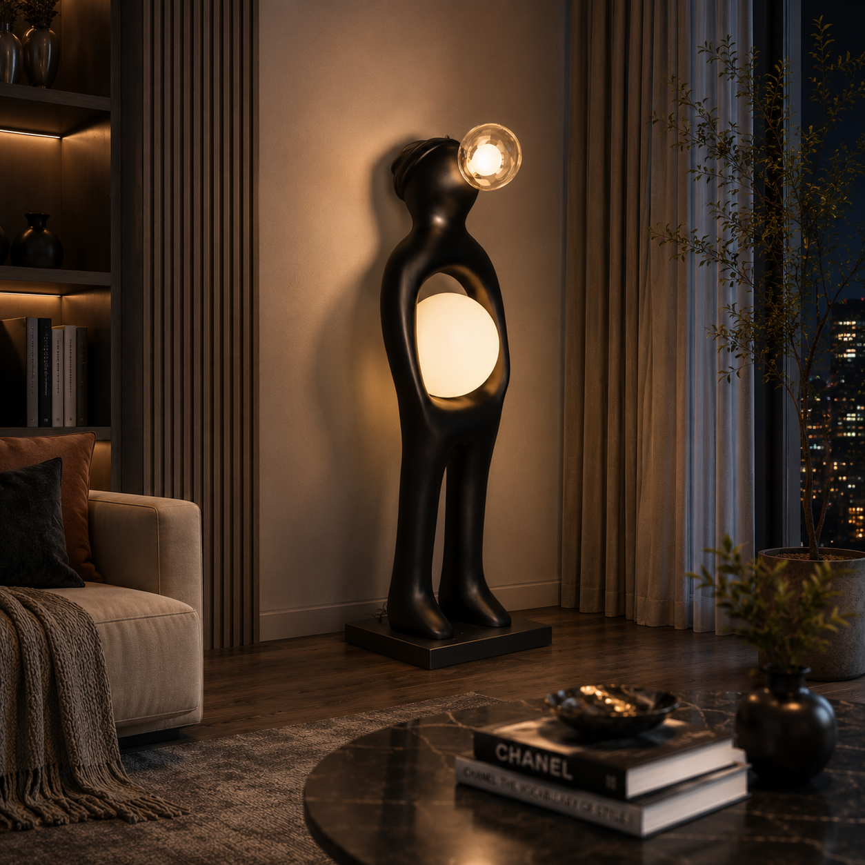 The Guardian of Light Sculpture