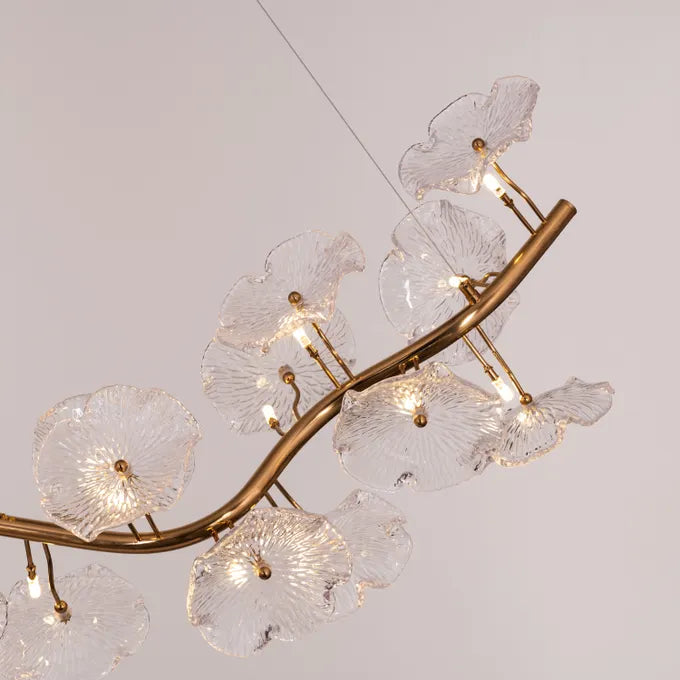 Orchid Ginkgo Bloom Dining Chandelier