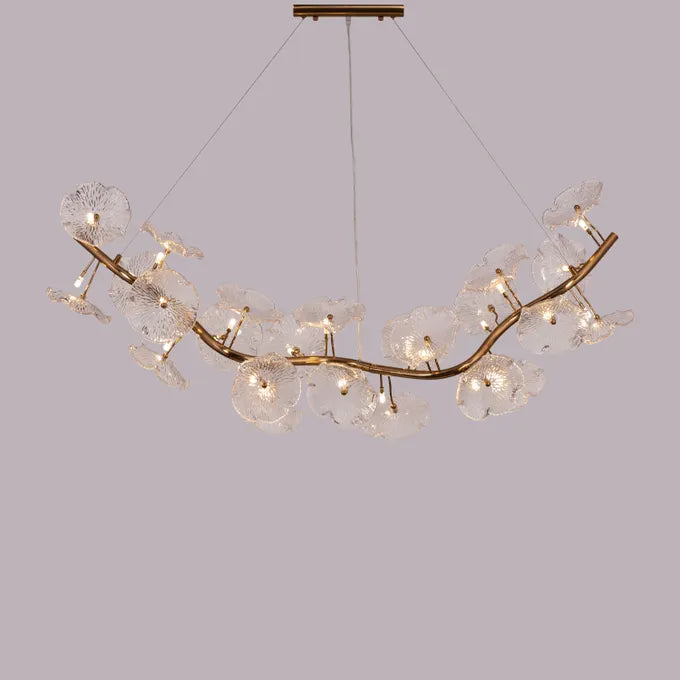 Orchid Ginkgo Bloom Dining Chandelier