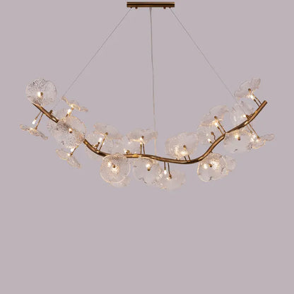 Orchid Ginkgo Bloom Dining Chandelier