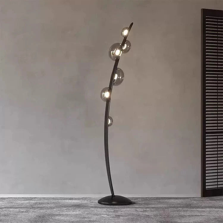 Eclipse Ribbon Floor Lamp LED Light Detail