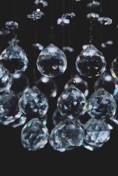 Crystal Rain Royale Duplex Chandelier