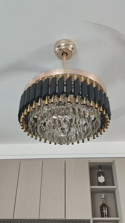 Black Crown Ceiling Fan