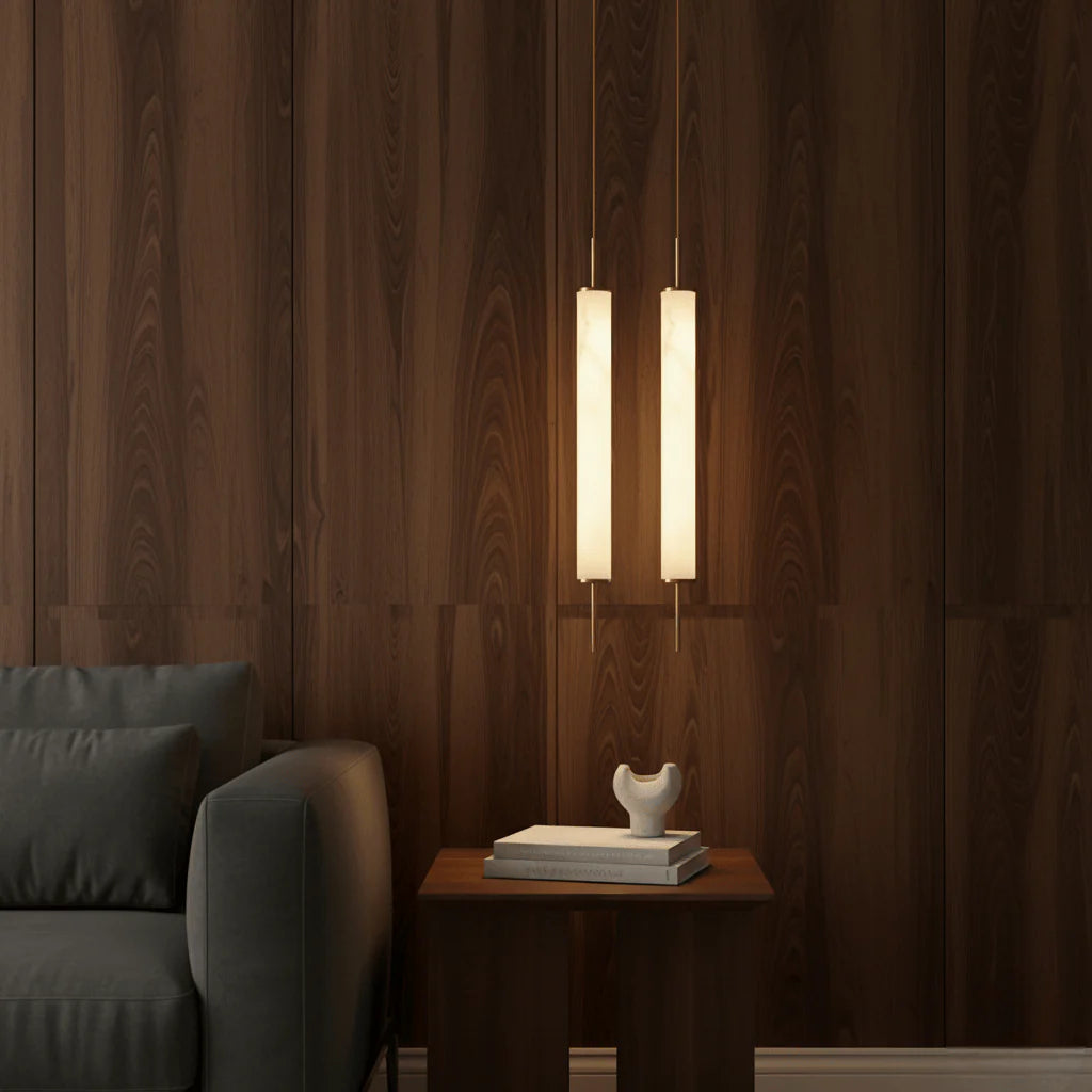 Linear Marble Glow Pendant
