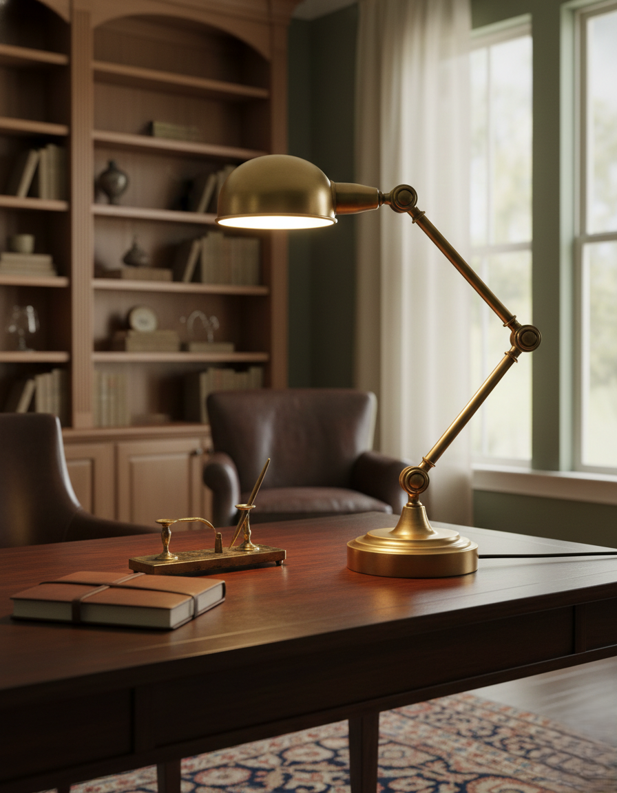 Gilded Groove Table Lamp