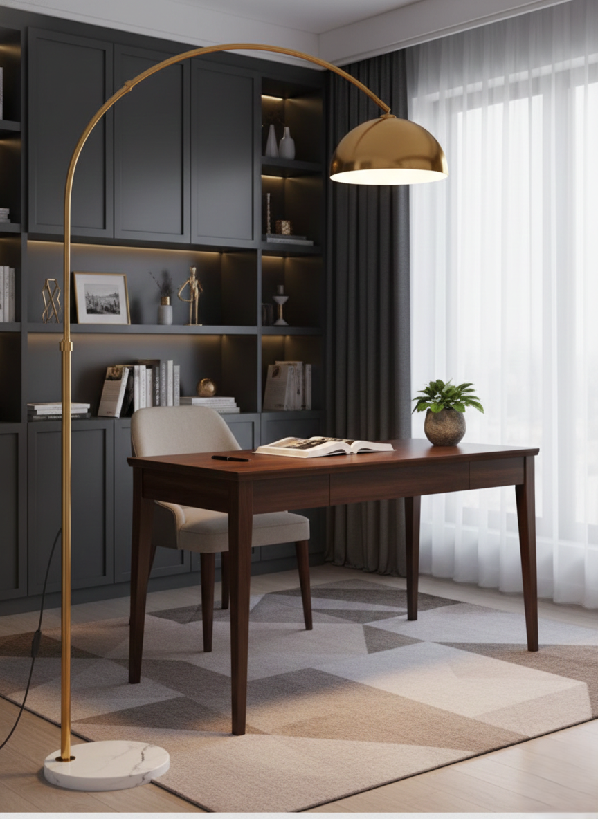 Contemporary Shine Floor Lamp