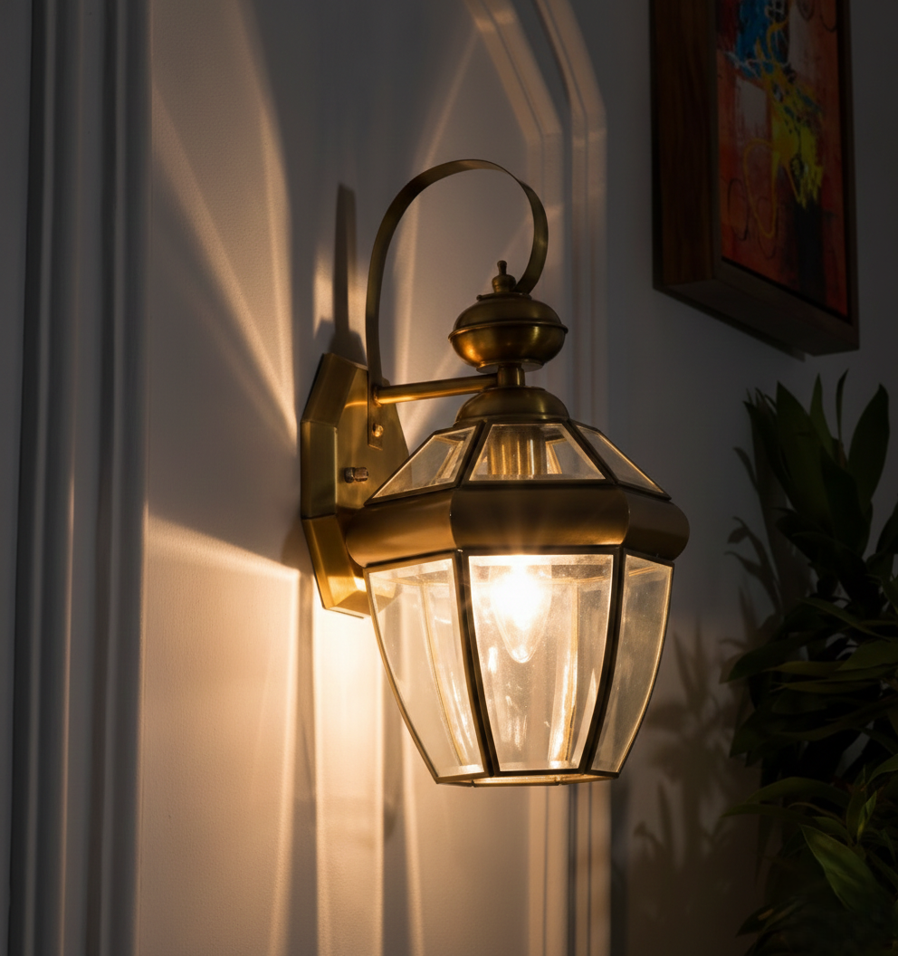 Radiant Lantern Outdoor Wall Light