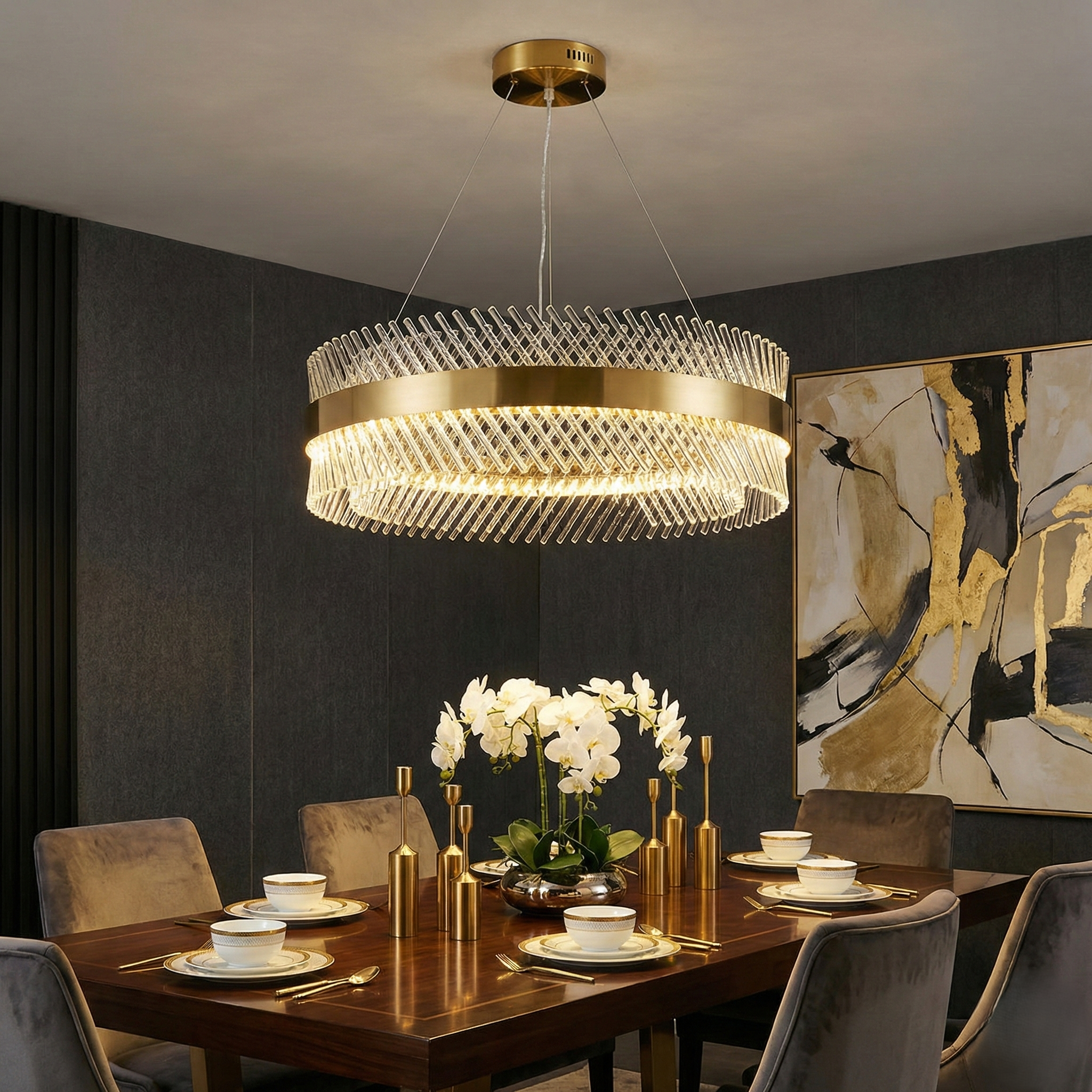 Celestial Bloom Chandelier