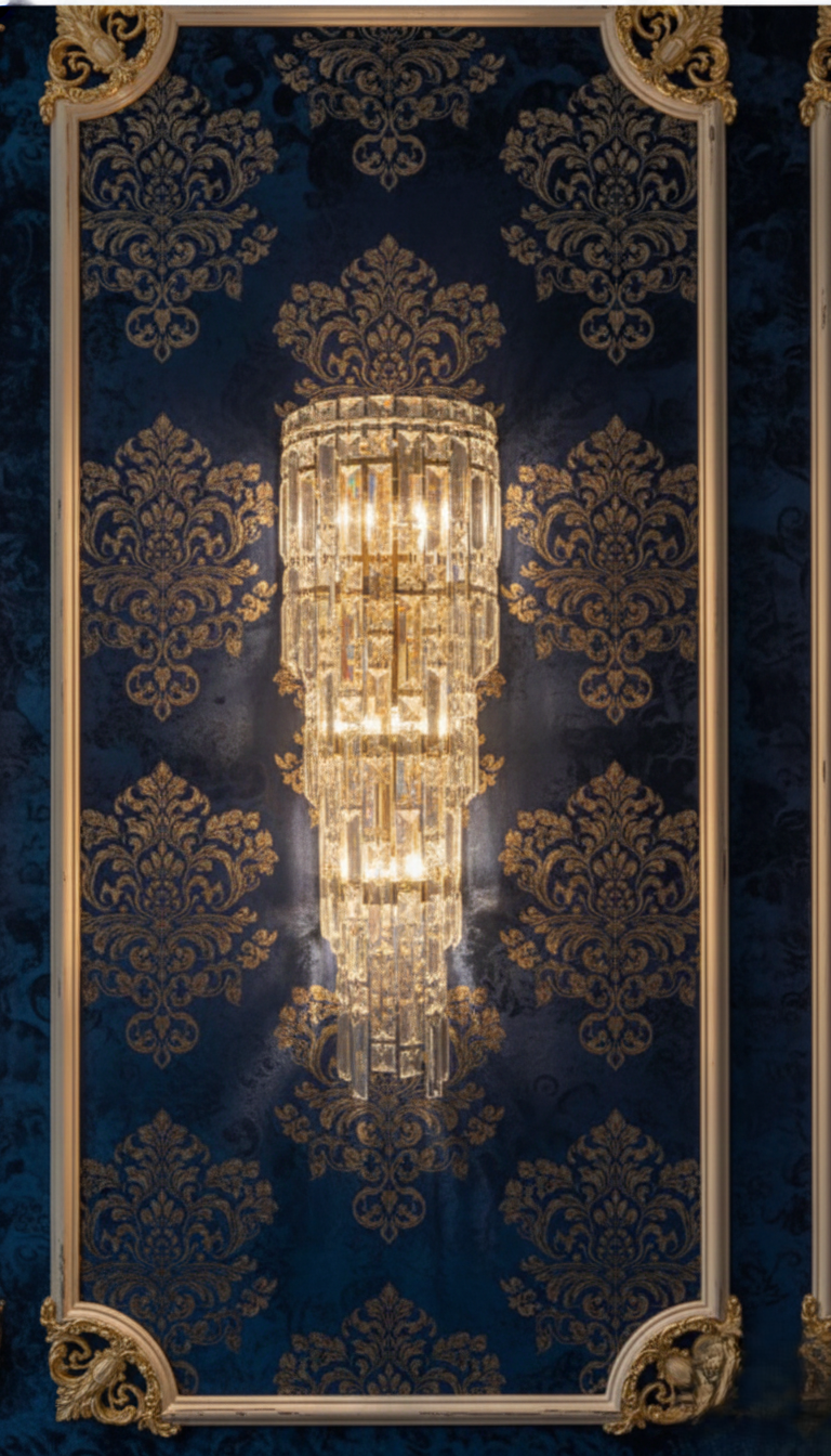 Crystal Cascade Wall Light