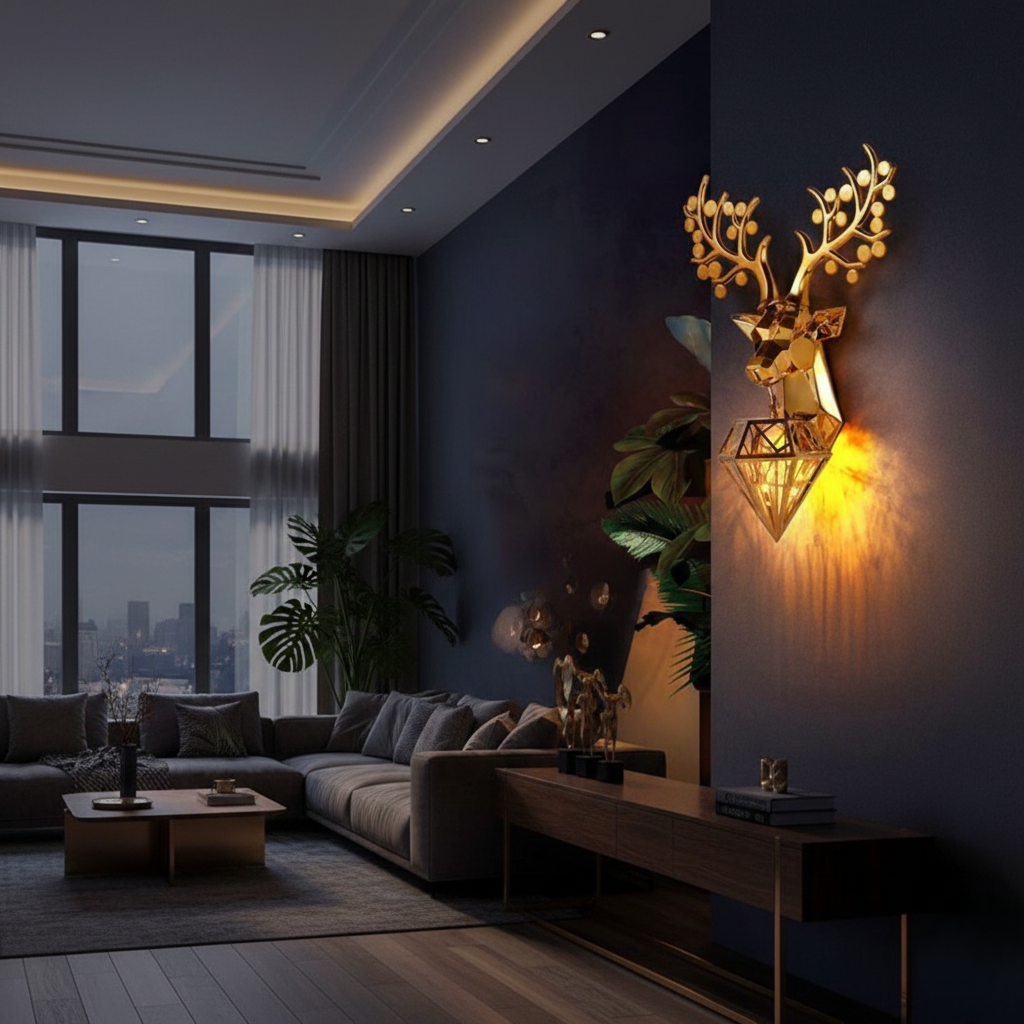 Stag Wall Light