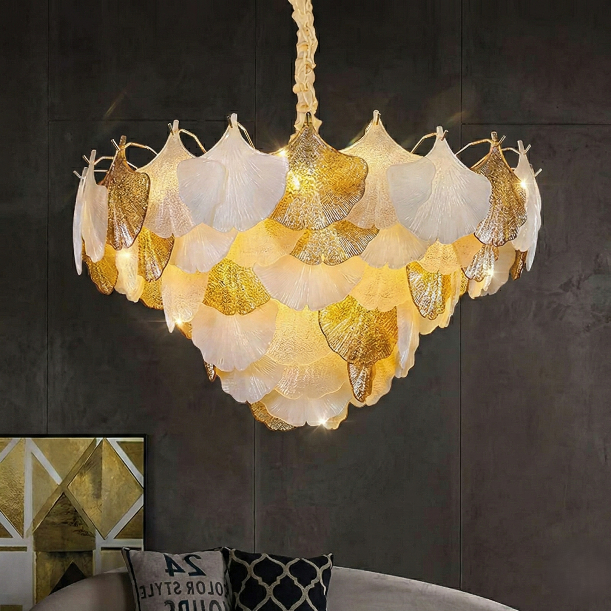 Whispering Leaves Chandelier