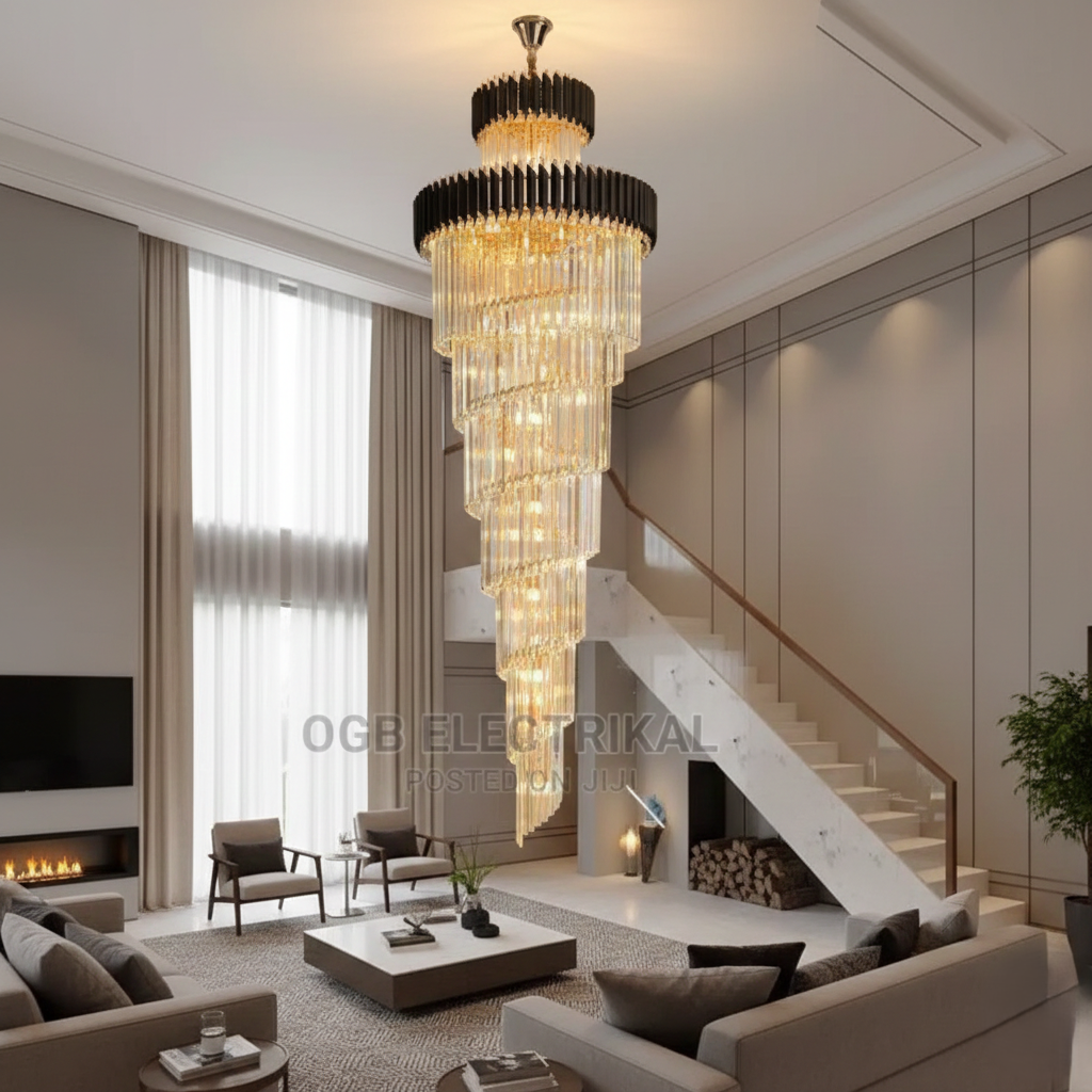 Black Grandeur Duplex Chandelier