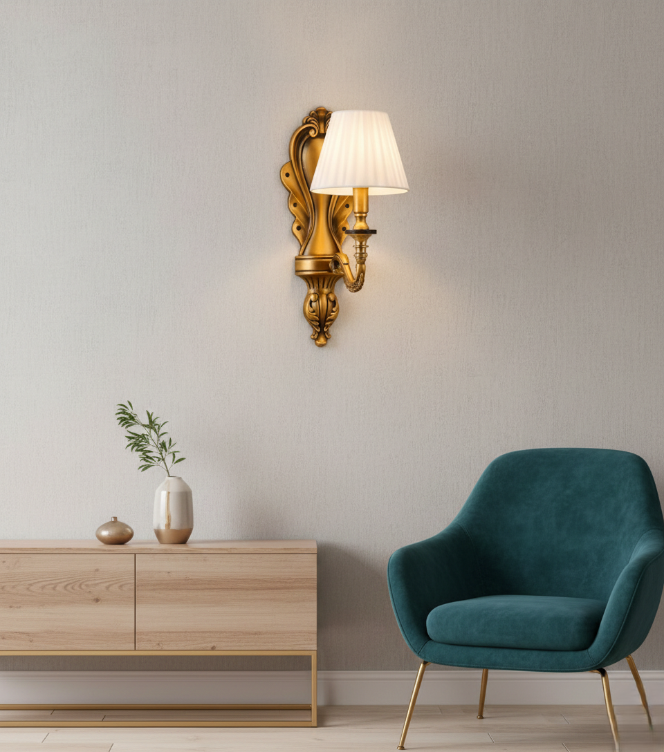 Rustic Beam Wall Light