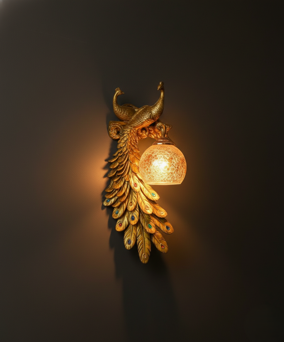 Peafowl Wall Light
