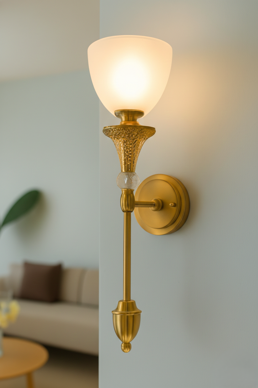 Retro Radiance Wall Light