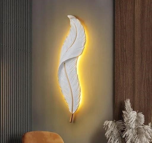 Velum Drift Feather Wall Light