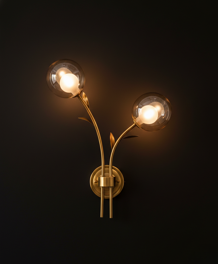 Flower Bud Wall Light