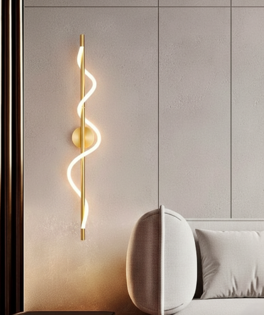 Curvy Glow Wall Light