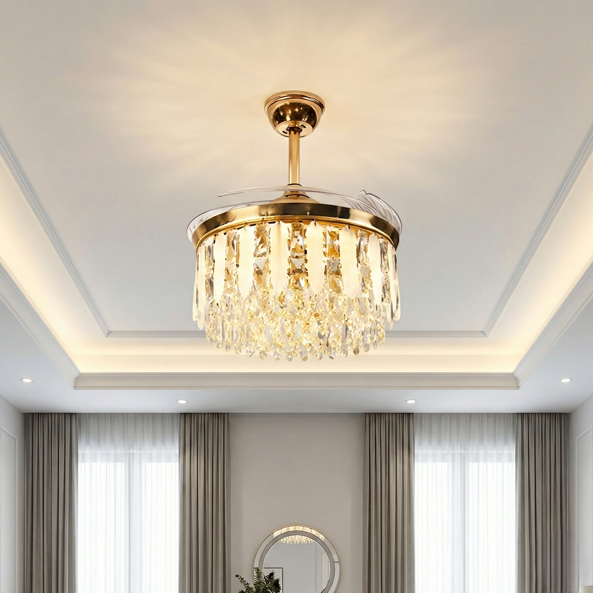 Grandora Luxe Chandelier Fan