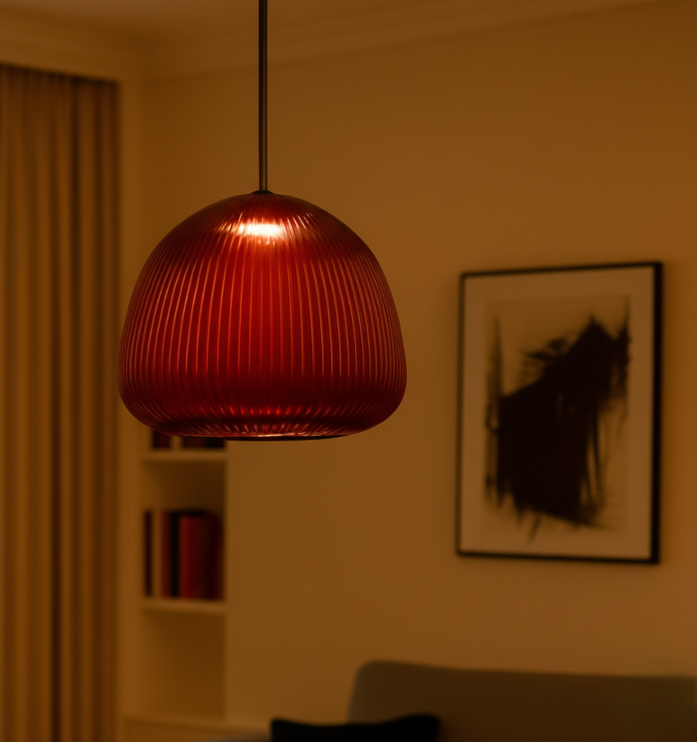 Red Charm Pendant Light