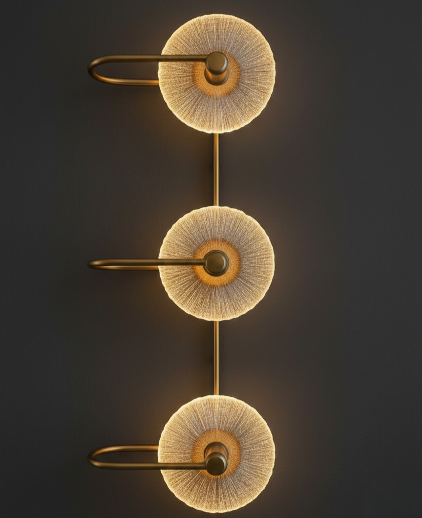 Crystal Bloom Wall Light