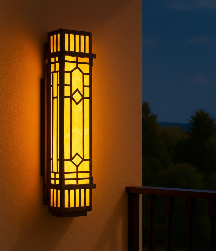Modern Look Outdoor Wall Light